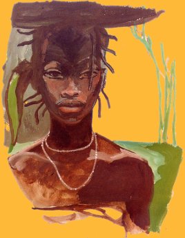 Femme noire par Titouan Lamazou