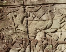 Bayon bas relief