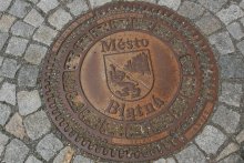 Plaque d'égout de Blatná