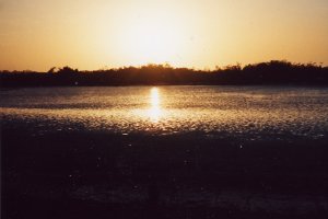 Coucher de soleil en Casamance