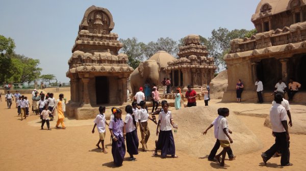 Les Cinq Rathas du Sud, Mahabalipuram