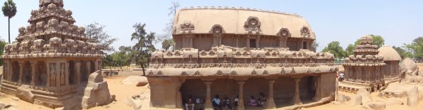 Les Cinq Rathas du Sud, Mahabalipuram