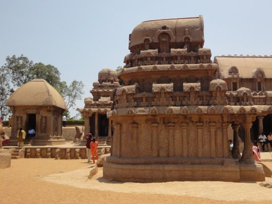 Les Cinq Rathas du Sud, Mahabalipuram