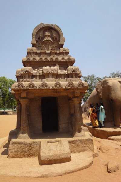 Les Cinq Rathas du Sud, Mahabalipuram