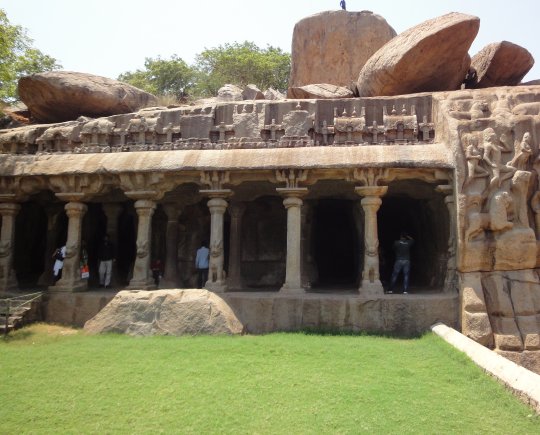 Pénitence d'Arjuna, Descente du Gange, Mahabalipuram