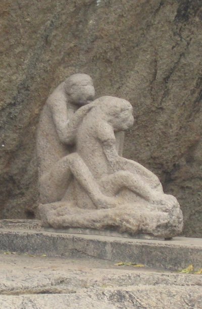 Pénitence d'Arjuna, Descente du Gange, Mahabalipuram