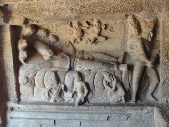 Temples Mahishasuramardini & Olakkannesvara, Mahabalipuram