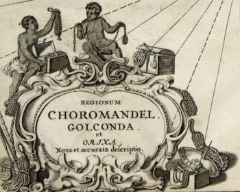 Frontispice carte géographique des indes