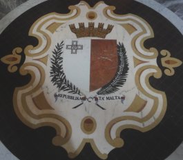 Blason drapeau de Malte