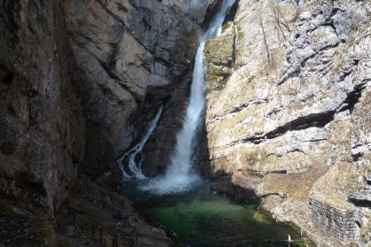 Cascade Savica pr&egrave;s du Lac Bohinj